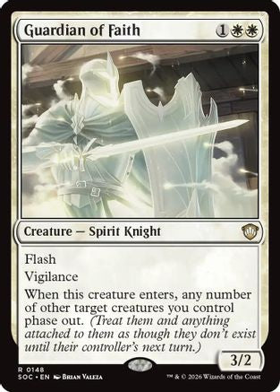 Guardian of Faith (SOC-148) [Commander: Secrets of Strixhaven]