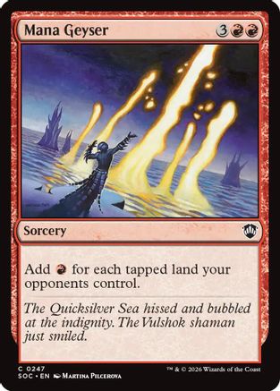 Mana Geyser (SOC-247) [Commander: Secrets of Strixhaven]