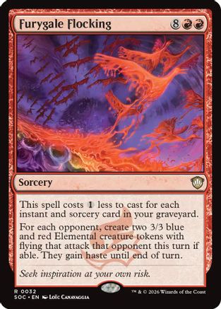 Furygale Flocking (SOC-032) [Commander: Secrets of Strixhaven]