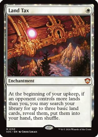 Land Tax (SOC-153) [Commander: Secrets of Strixhaven]