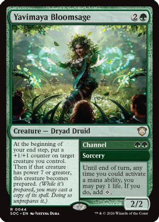 Yavimaya Bloomsage (SOC-044) [Commander: Secrets of Strixhaven]