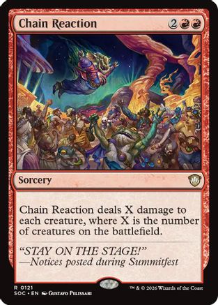 Chain Reaction (SOC-121) [Commander: Secrets of Strixhaven]