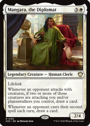 Mangara, the Diplomat (SOC-155) [Commander: Secrets of Strixhaven]