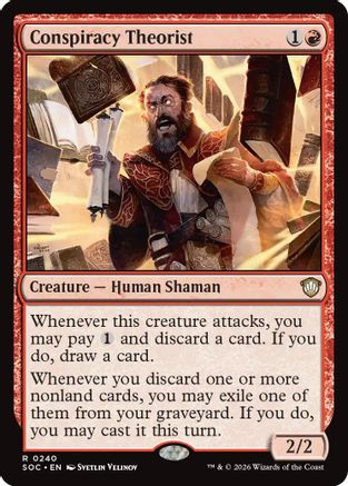 Conspiracy Theorist (SOC-240) [Commander: Secrets of Strixhaven]