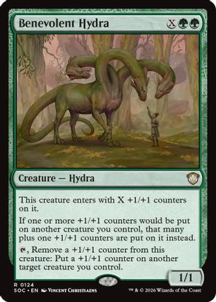 Benevolent Hydra (SOC-124) [Commander: Secrets of Strixhaven]