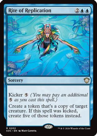 Rite of Replication (SOC-202) [Commander: Secrets of Strixhaven]