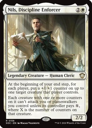 Nils, Discipline Enforcer (SOC-158) [Commander: Secrets of Strixhaven]