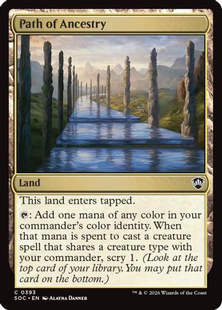 Path of Ancestry (SOC-393) [Commander: Secrets of Strixhaven]