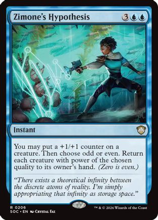 Zimone's Hypothesis (SOC-206) [Commander: Secrets of Strixhaven]