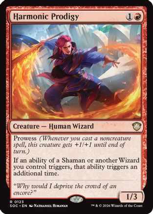 Harmonic Prodigy (SOC-123) [Commander: Secrets of Strixhaven]