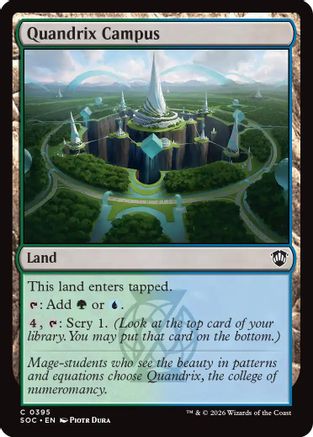 Quandrix Campus (SOC-395) [Commander: Secrets of Strixhaven]