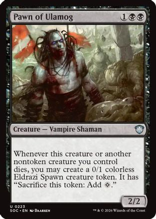 Pawn of Ulamog (SOC-223) [Commander: Secrets of Strixhaven]