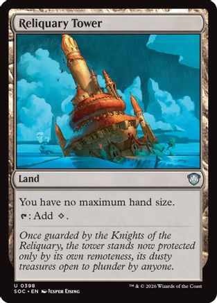 Reliquary Tower (SOC-398) [Commander: Secrets of Strixhaven]