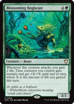 Blossoming Bogbeast (SOC-264) [Commander: Secrets of Strixhaven]