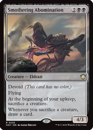 Smothering Abomination (SOC-226) [Commander: Secrets of Strixhaven]