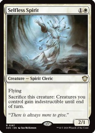 Selfless Spirit (SOC-167) [Commander: Secrets of Strixhaven]