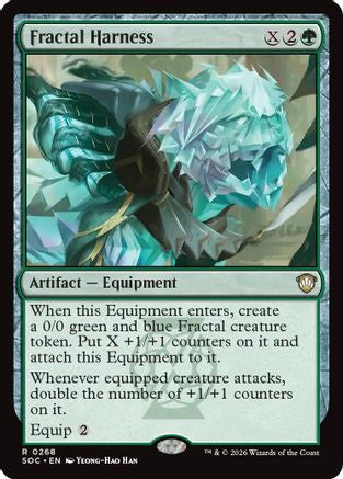 Fractal Harness (SOC-268) [Commander: Secrets of Strixhaven]