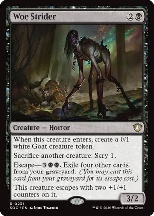 Woe Strider (SOC-231) [Commander: Secrets of Strixhaven]