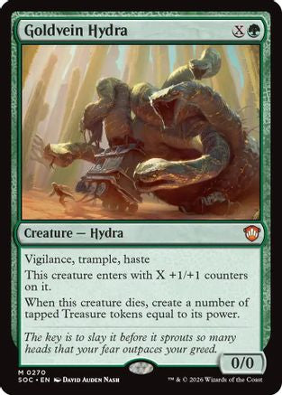 Goldvein Hydra (SOC-270) [Commander: Secrets of Strixhaven]
