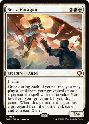 Serra Paragon (SOC-169) [Commander: Secrets of Strixhaven]