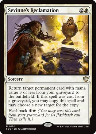 Sevinne's Reclamation (SOC-170) [Commander: Secrets of Strixhaven]