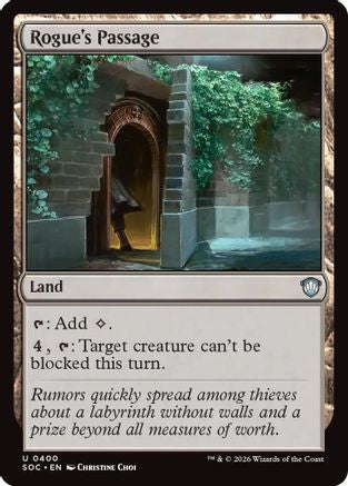 Rogue's Passage (SOC-400) [Commander: Secrets of Strixhaven]