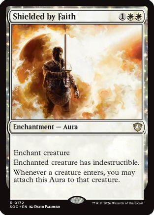 Shielded by Faith (SOC-172) [Commander: Secrets of Strixhaven]