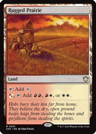 Rugged Prairie (SOC-401) [Commander: Secrets of Strixhaven]