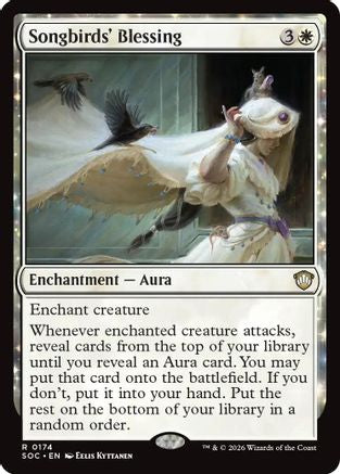 Songbirds' Blessing (SOC-174) [Commander: Secrets of Strixhaven]