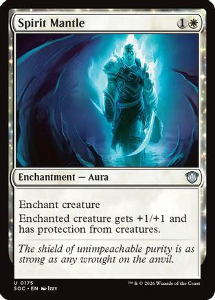 Spirit Mantle (SOC-175) [Commander: Secrets of Strixhaven]