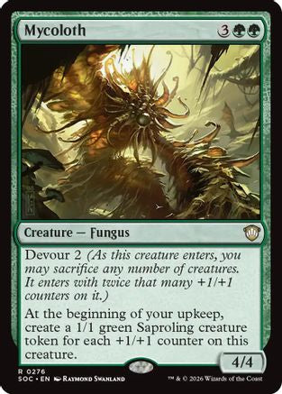 Mycoloth (SOC-276) [Commander: Secrets of Strixhaven]