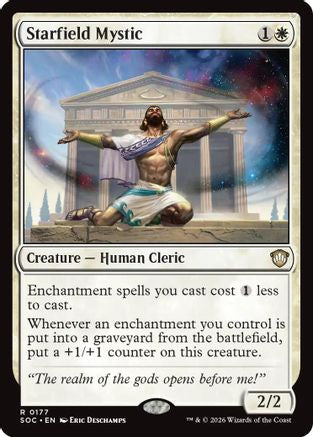 Starfield Mystic (SOC-177) [Commander: Secrets of Strixhaven]