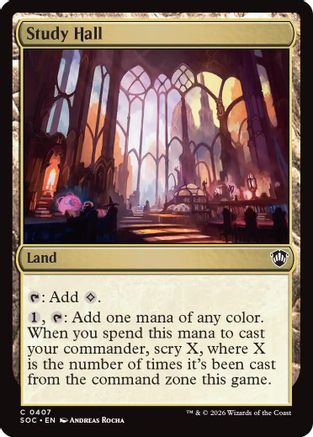 Study Hall (SOC-407) [Commander: Secrets of Strixhaven]