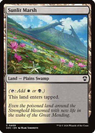Sunlit Marsh (SOC-409) [Commander: Secrets of Strixhaven]