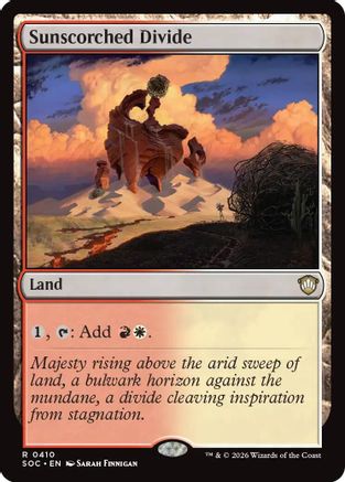 Sunscorched Divide (SOC-410) [Commander: Secrets of Strixhaven]