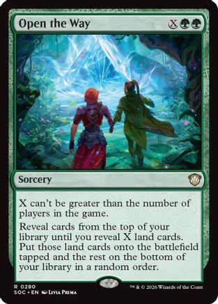 Open the Way (SOC-280) [Commander: Secrets of Strixhaven]