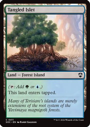 Tangled Islet (SOC-411) [Commander: Secrets of Strixhaven]
