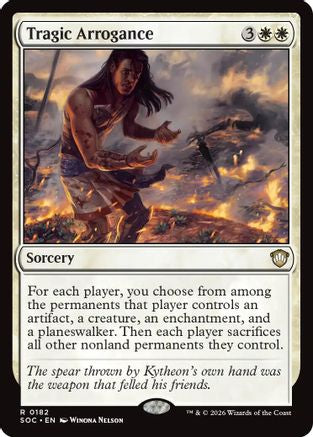 Tragic Arrogance (SOC-182) [Commander: Secrets of Strixhaven]
