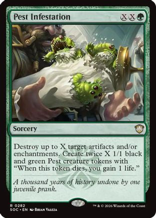Pest Infestation (SOC-282) [Commander: Secrets of Strixhaven]