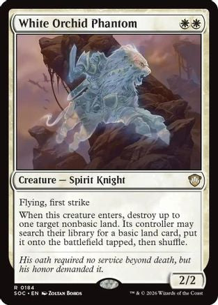 White Orchid Phantom (SOC-184) [Commander: Secrets of Strixhaven]