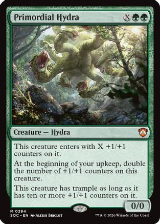 Primordial Hydra (SOC-284) [Commander: Secrets of Strixhaven]