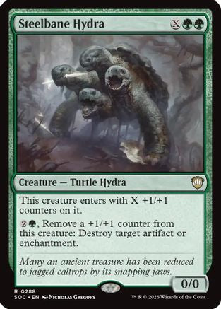 Steelbane Hydra (SOC-288) [Commander: Secrets of Strixhaven]