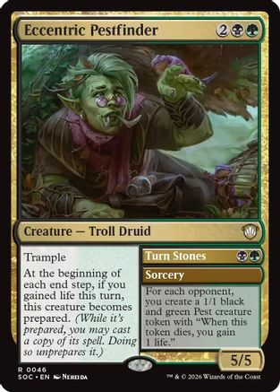 Eccentric Pestfinder (SOC-046) [Commander: Secrets of Strixhaven]