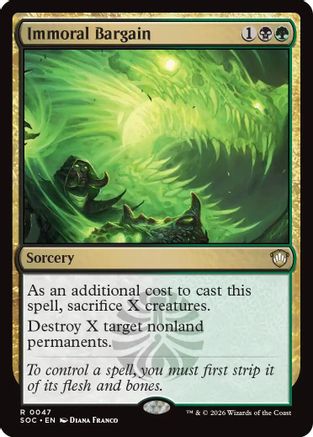 Immoral Bargain (SOC-047) [Commander: Secrets of Strixhaven]