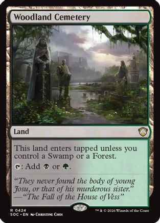 Woodland Cemetery (SOC-424) [Commander: Secrets of Strixhaven]