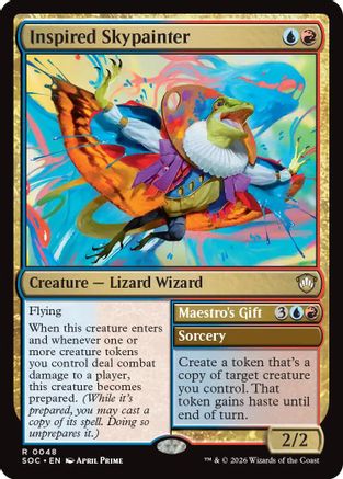 Inspired Skypainter (SOC-048) [Commander: Secrets of Strixhaven]