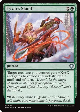Tyvar's Stand (SOC-291) [Commander: Secrets of Strixhaven]