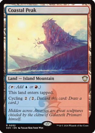 Coastal Peak (SOC-052) [Commander: Secrets of Strixhaven]