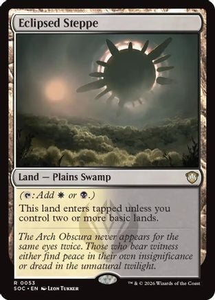 Eclipsed Steppe (SOC-053) [Commander: Secrets of Strixhaven]