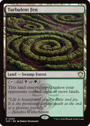 Turbulent Fen (SOC-055) [Commander: Secrets of Strixhaven]
